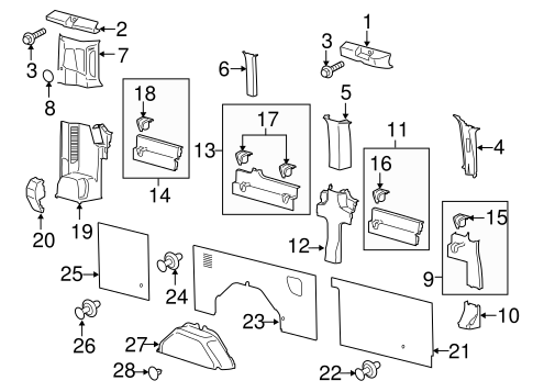 Body/Interior Trim - Side Panel for 2015 Ford Transit-350 HD #3