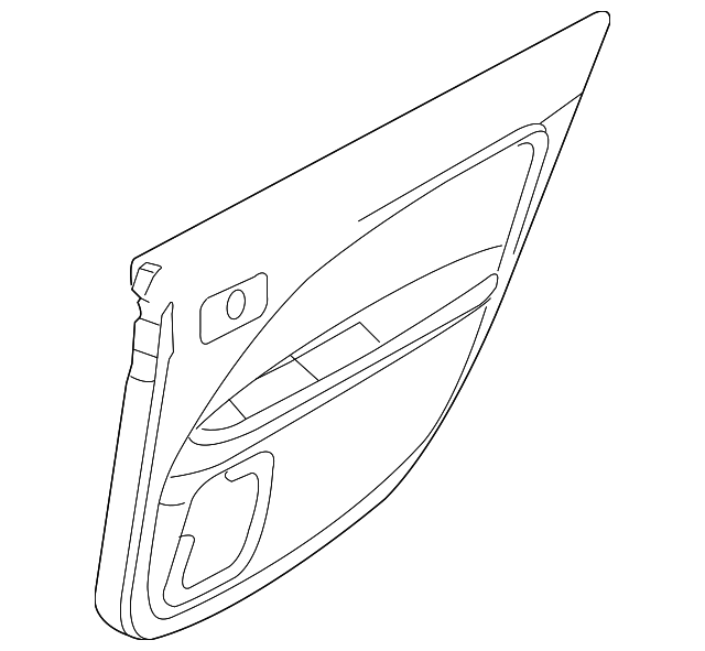 8N7Z-5427406-EA Деталь DOOR TRIM PANEL, RIGHT