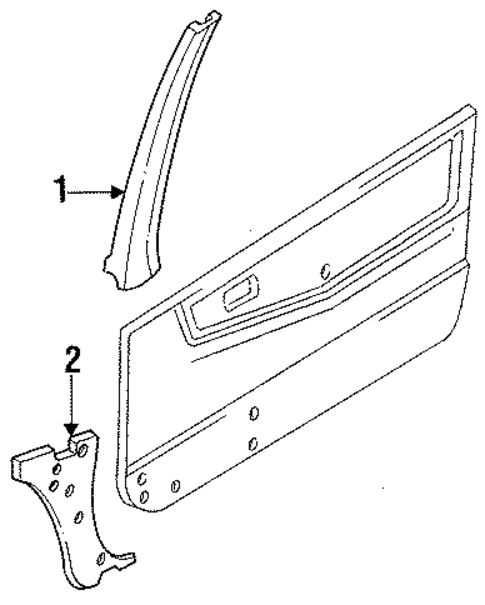Festiva INTERIOR TRIM - PILLARS