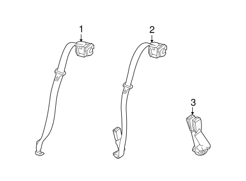 G5 REAR SEAT BELTS