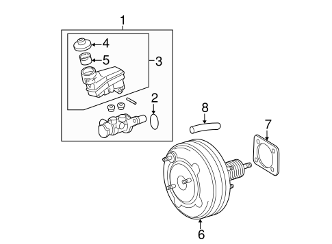 BRAKES/HYDRAULIC SYSTEM for 2007 Toyota Camry #1