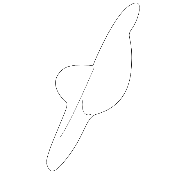 8618927 Деталь OUTER PANEL BRACKET, LEFT
