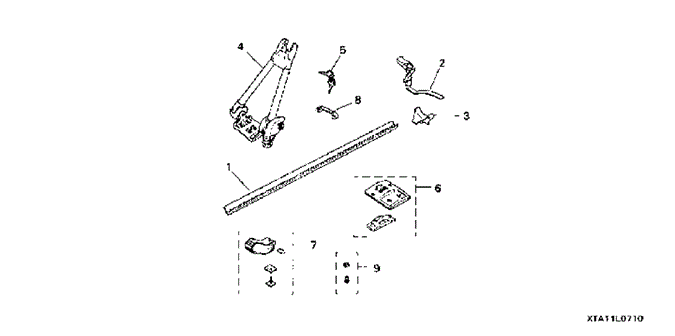 ACCESSORIES/BIKE ATTACHMENT for 2003 Honda ACCORD SEDAN #1