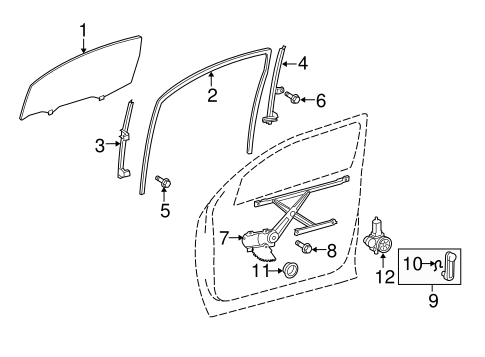 ELECTRICAL/FRONT DOOR for 2010 Toyota Tundra #3