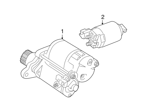 ELECTRICAL/STARTER for 2006 Toyota Solara #1