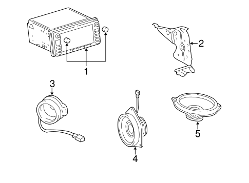 BODY/SOUND SYSTEM for 2006 Toyota Camry #2