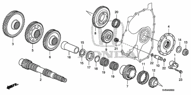 AT Countershaft for 2011 Honda Civic #1