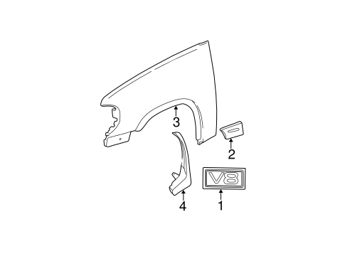 Body/Exterior Trim - Fender for 2009 Ford Explorer #1