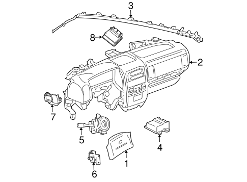 Grand Cherokee AIR BAG COMPONENTS