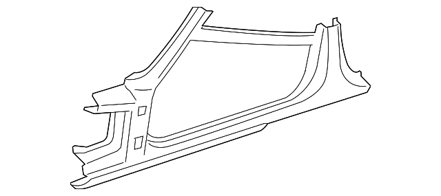 C2N2858 Деталь BODY SIDE PANEL, LEFT