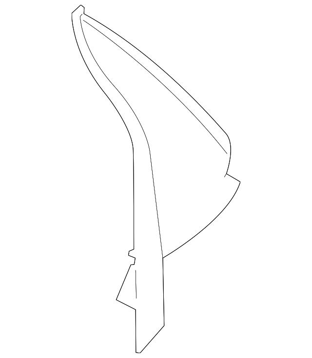 DT1Z-61044C60-BB Деталь SIDE COVER, RIGHT