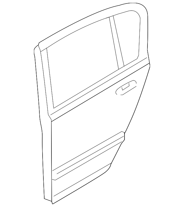94710105 Деталь DOOR SHELL, LEFT