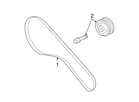 COOLING SYSTEM/BELTS & PULLEYS for 2006 Toyota Prius #1