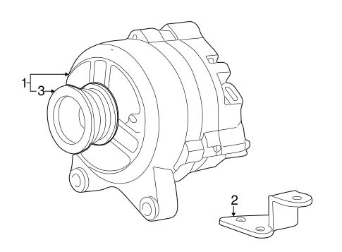 Alternator for 2005 Ford Excursion #0
