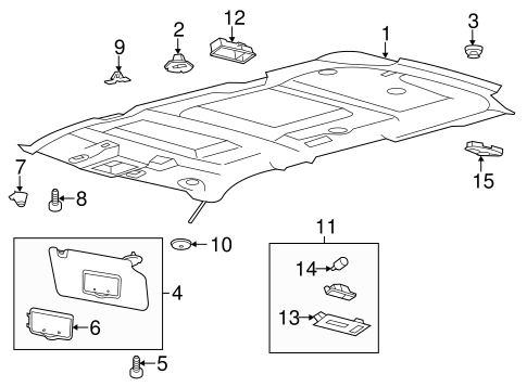 Electrical/Bulbs - Chassis for 2015 Ford Explorer #4