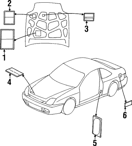 OEM Honda 42762-S30-A01 - Label OEM Honda 42762-S30-A01 - Label