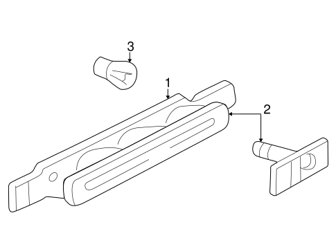 Alero HIGH MOUNTED STOP LAMP