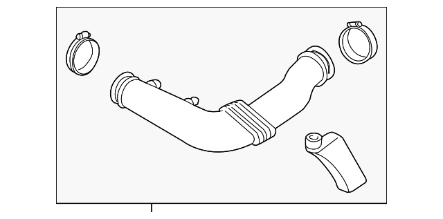 XW4Z-9B659-A Деталь AIR OUTLET TUBE