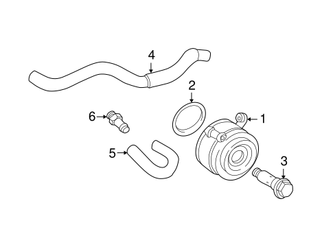 COOLING SYSTEM/OIL COOLER for 2000 Toyota Tundra #1
