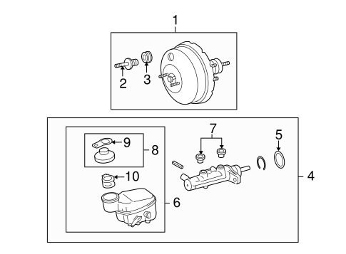 BODY/MASTER CYLINDER - COMPONENTS ON DASH PANEL for 2008 Scion xD #1