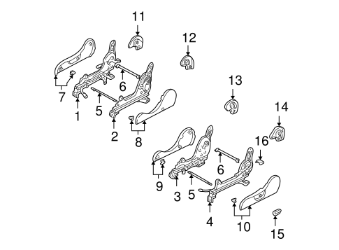 BODY/TRACKS & COMPONENTS for 1997 Toyota Tacoma #3