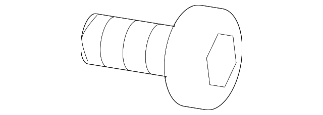 999-073-525-01 Деталь VENT GLASS SCREW, LEFT