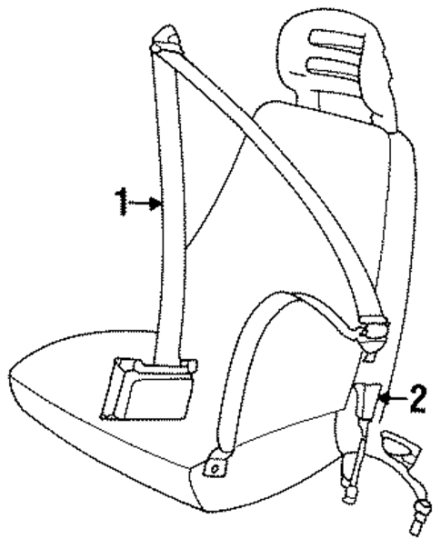 240 FRONT SEAT BELTS