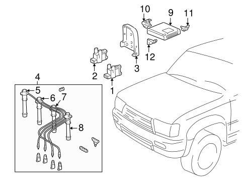 ELECTRICAL/POWERTRAIN CONTROL for 2000 Toyota 4Runner #4