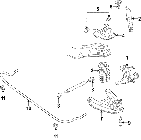 Front Suspension/Suspension Components for 2014 Chevrolet Express 2500 #3