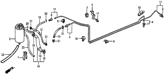 Canister (1) for 1984 Honda Prelude #0