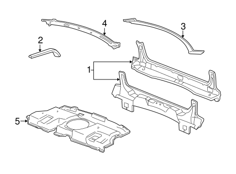 Rear Body for 2005 Cadillac DeVille #0