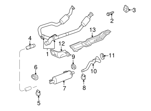 1500 EXHAUST COMPONENTS