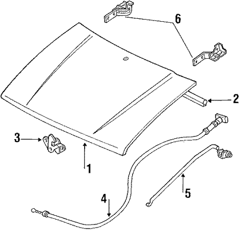 Festiva HOOD & COMPONENTS