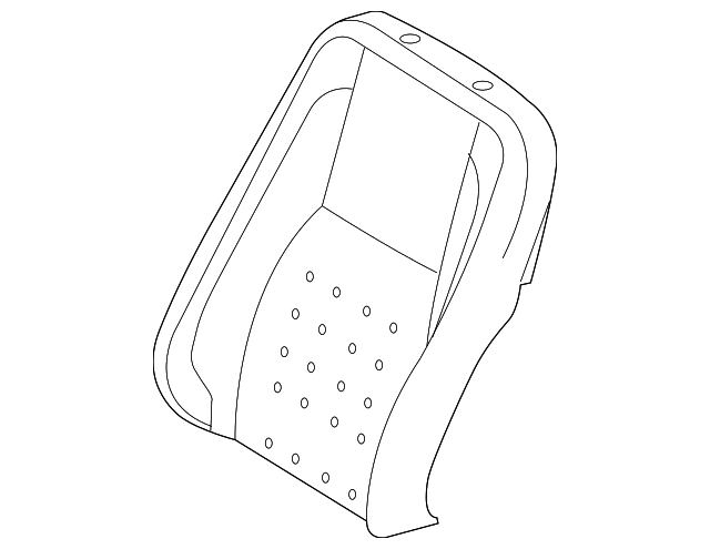 HGA500360 Деталь SEAT BACK PAD, RIGHT