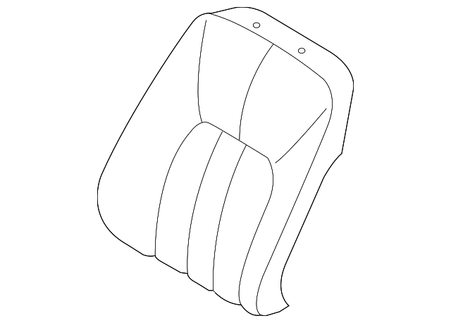 HBA501000LYR Деталь SEAT BACK COVER, RIGHT