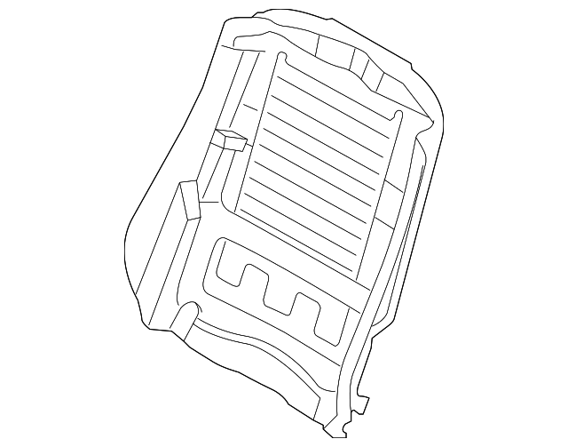 HFA000151 Деталь SEAT BACK FRAME, LEFT
