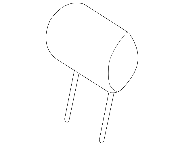 HAH000130LUP Деталь HEADREST, RIGHT