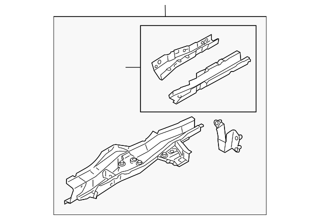 AE8Z-5810124-A Деталь SIDEMEMBER, RIGHT