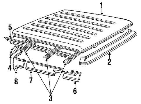 F-350 ROOF & COMPONENTS 2