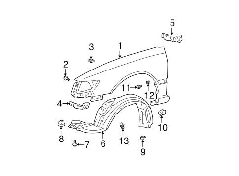 BODY/FENDER & COMPONENTS for 2002 Toyota Solara #1