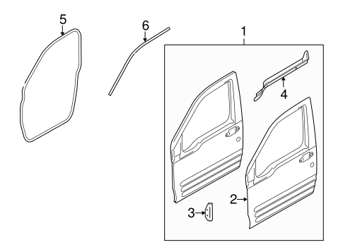 Transit Connect DOOR & COMPONENTS 3