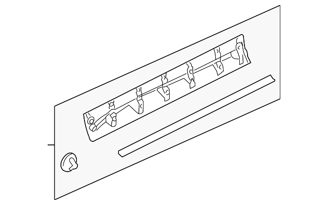 LR024159 LOWER MOLDING, LEFT