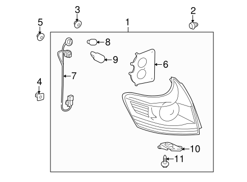 ELECTRICAL/BULBS - CHASSIS for 2011 Toyota Venza #5