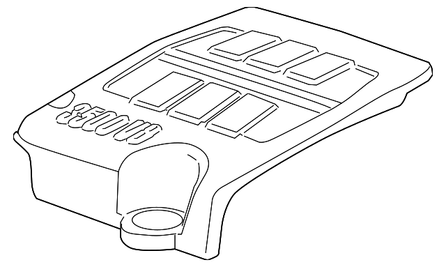 12617333 Деталь ENGINE COVER