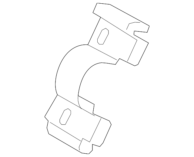 1L5Z-5486-AA STABILIZER BAR CLAMP, RIGHT