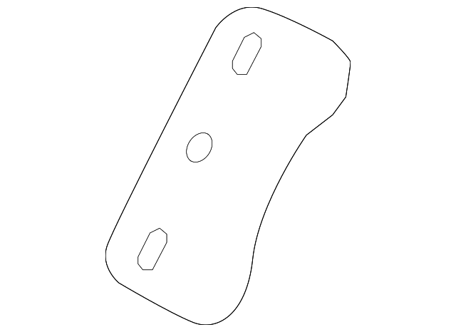 F57Z-5B498-AA STABILIZER BAR BRACKET, RIGHT
