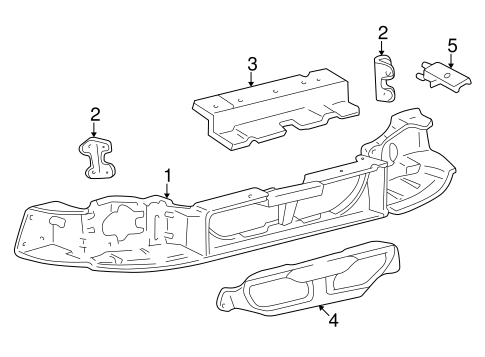 Body/Front Panel for 2000 Ford Mustang #1