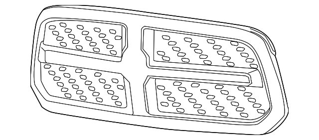 68094301AC Деталь GRILLE