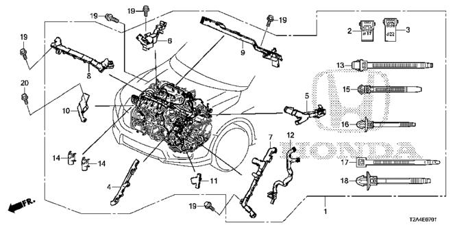 ENGINE/ENGINE WIRE HARNESS (V6) for 2013 Honda ACCORD SEDAN #1