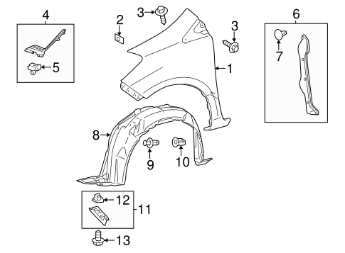 BODY/FENDER & COMPONENTS for 2016 Toyota Yaris #1